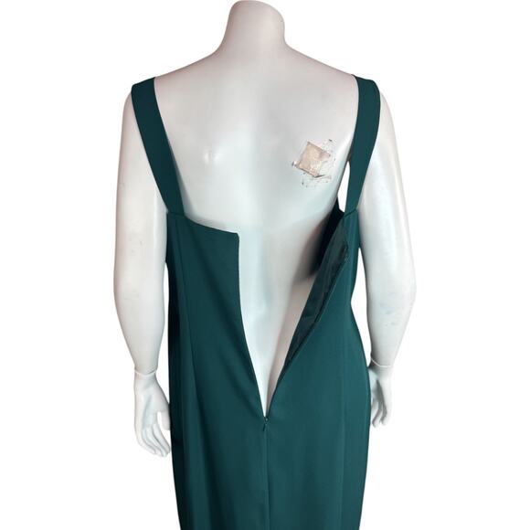 J.R. Nites by Caliendo Green 2-Piece Evening Dress and Jacket Size 14 Sheer NWT - Picture 14 of 16